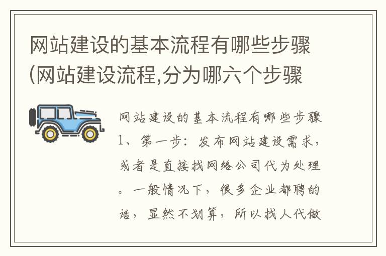 网站建设的基本流程有哪些步骤(网站建设流程,分为哪六个步骤)